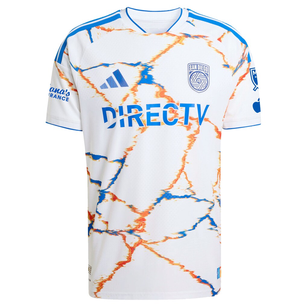 Anders Dreyer San Diego FC adidas  2026 Unprecedented Unity Kit On-Field Authentic Patch Jersey - White