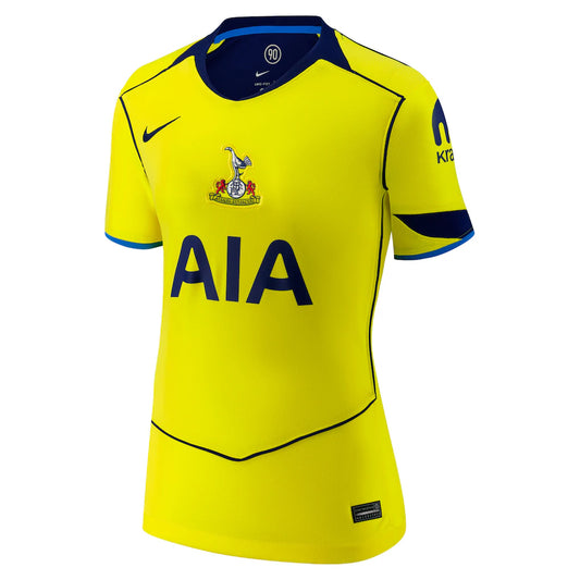 Tottenham Hotspur Nike Women's 2025/26 Third Replica Jersey - Yellow