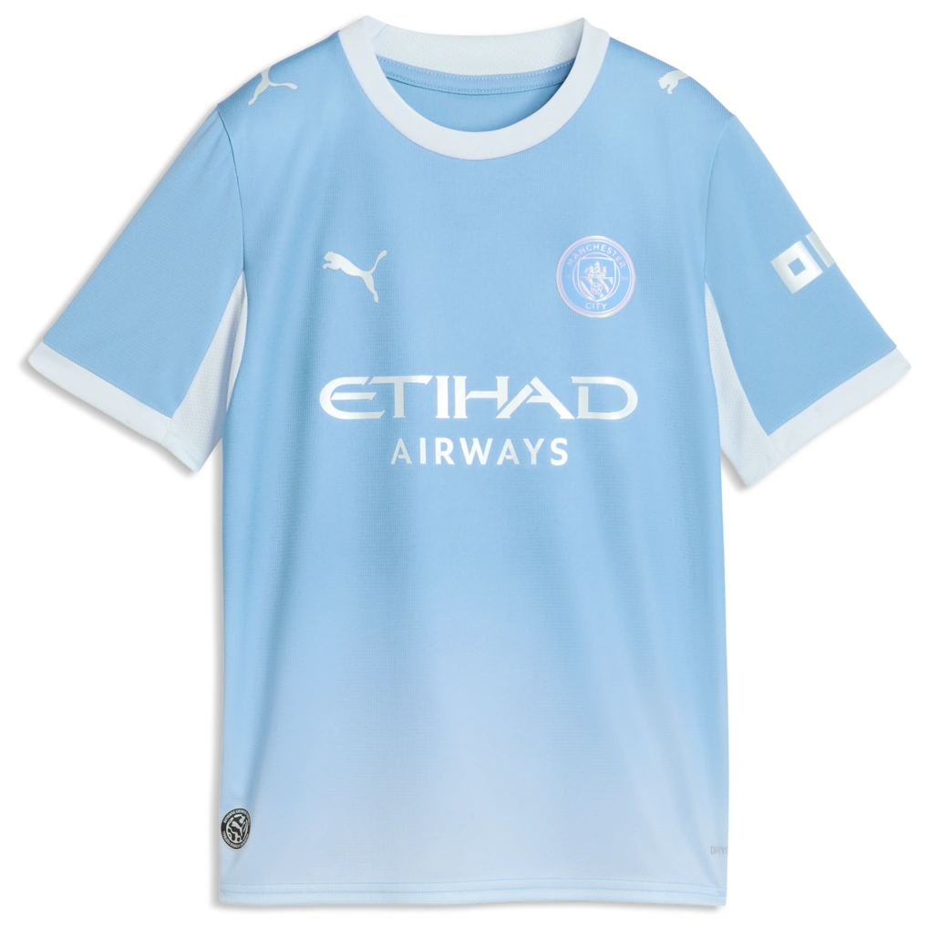 Manchester City Puma Youth 2026/27 Home Replica Custom Jersey - Light Blue