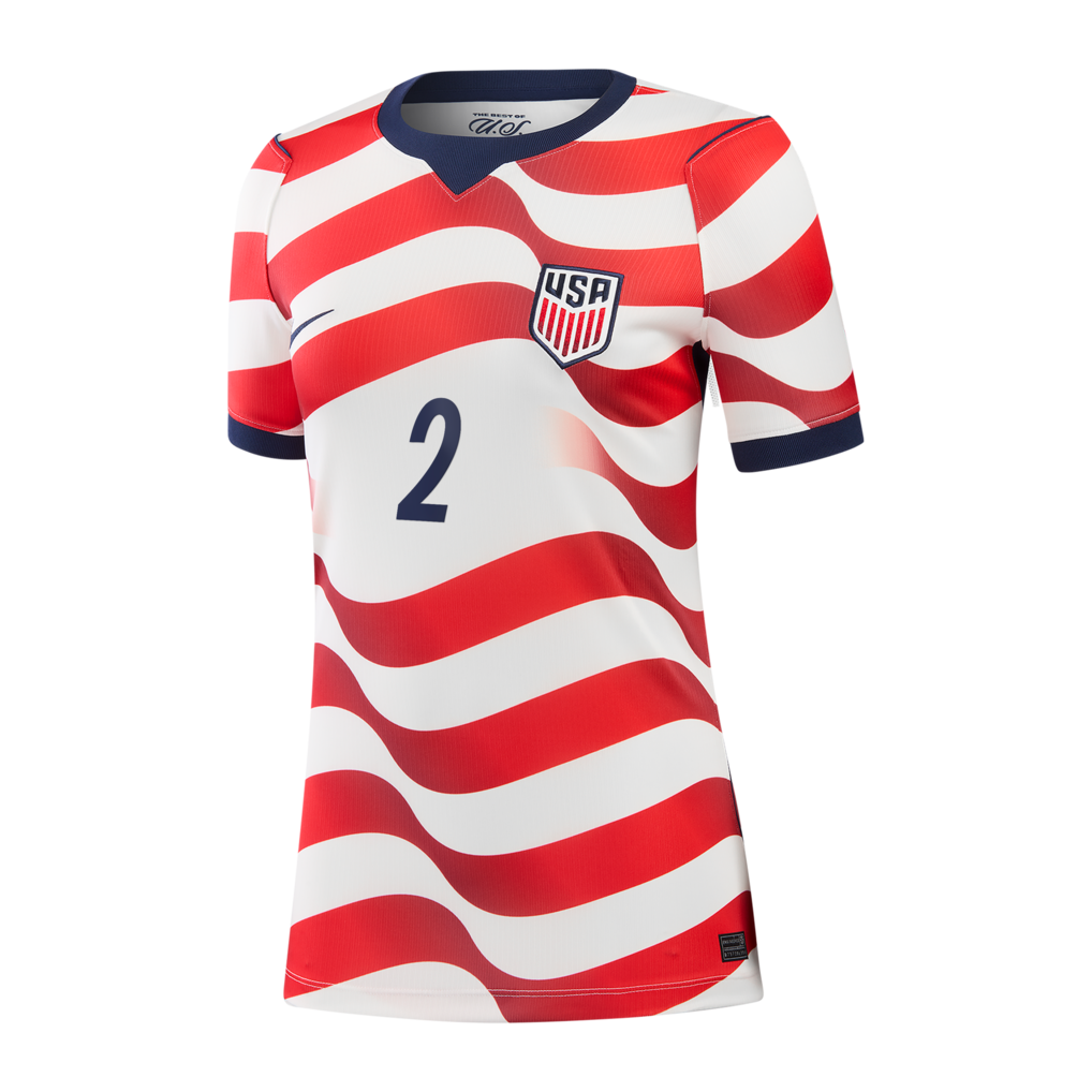 Sergiño Dest USMNT Nike Women's 2026 Home Stadium Replica Jersey - White