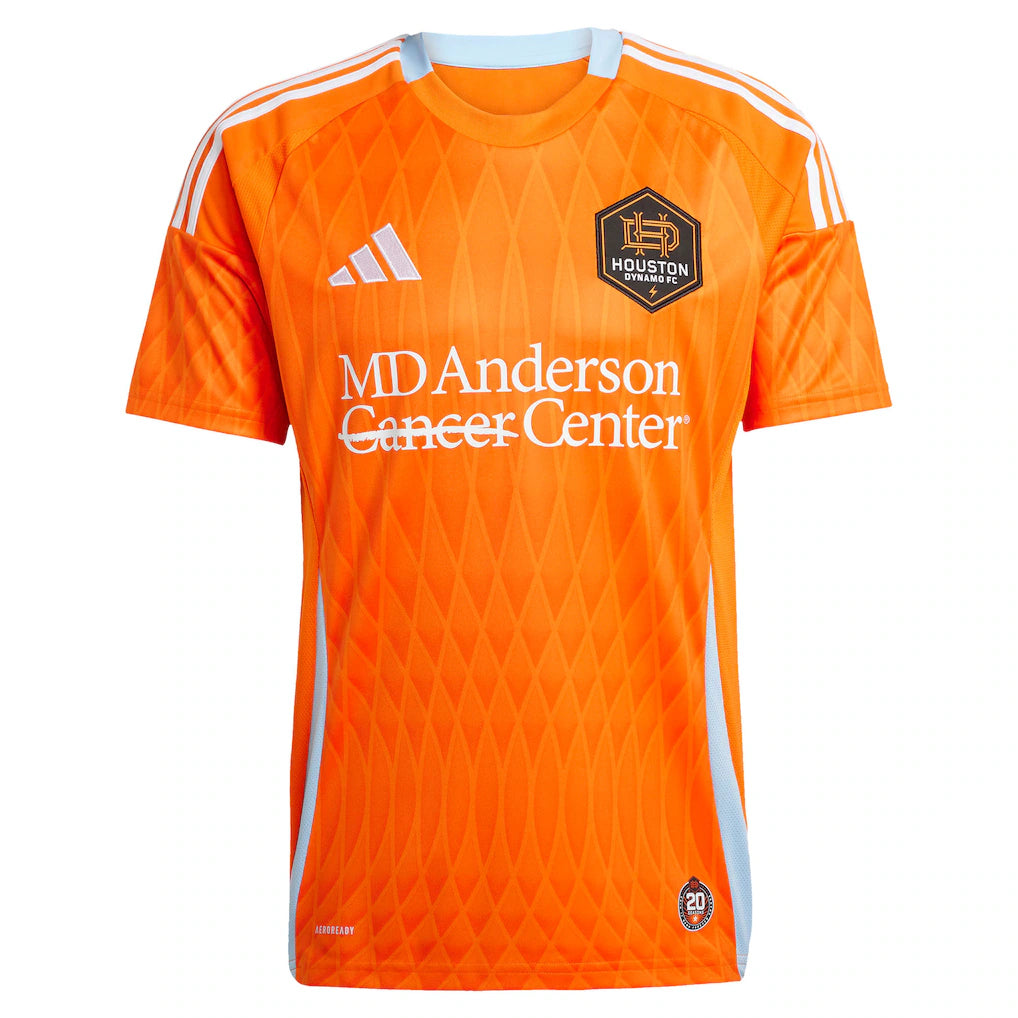 Artur Houston Dynamo FC adidas 2025 Season 20 Replica Player Jersey - Orange