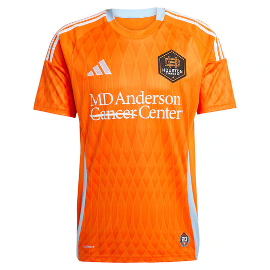 Artur Houston Dynamo FC adidas 2025 Season 20 Replica Player Jersey - Orange
