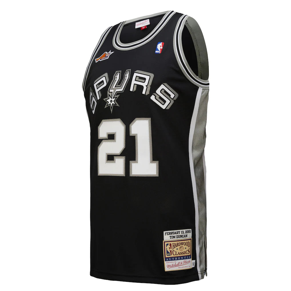 Tim Duncan San Antonio Spurs Mitchell & Ness 2000 NBA All-Star Game Authentic Jersey - Black