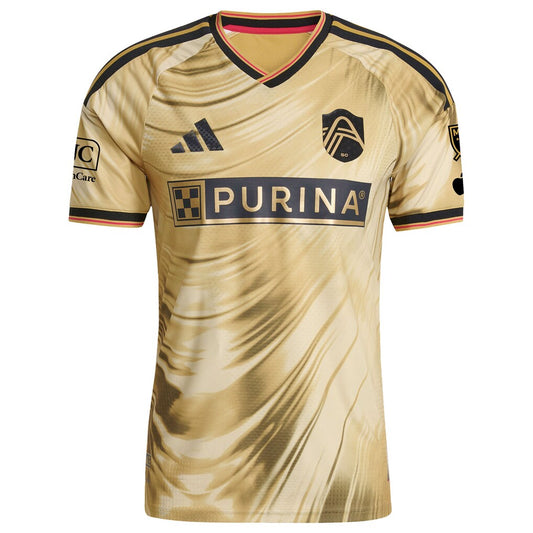 Daniel Edelman St. Louis CITY SC adidas 2026 The Tina Turner Kit On-Field Authentic Patch Jersey - Yellow