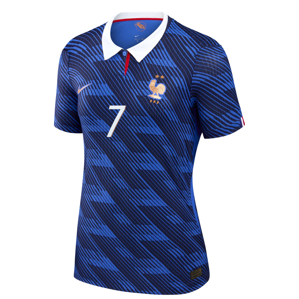 Ousmane Dembélé France National Team Nike Women's 2026 Home Match Authentic Jersey - Blue