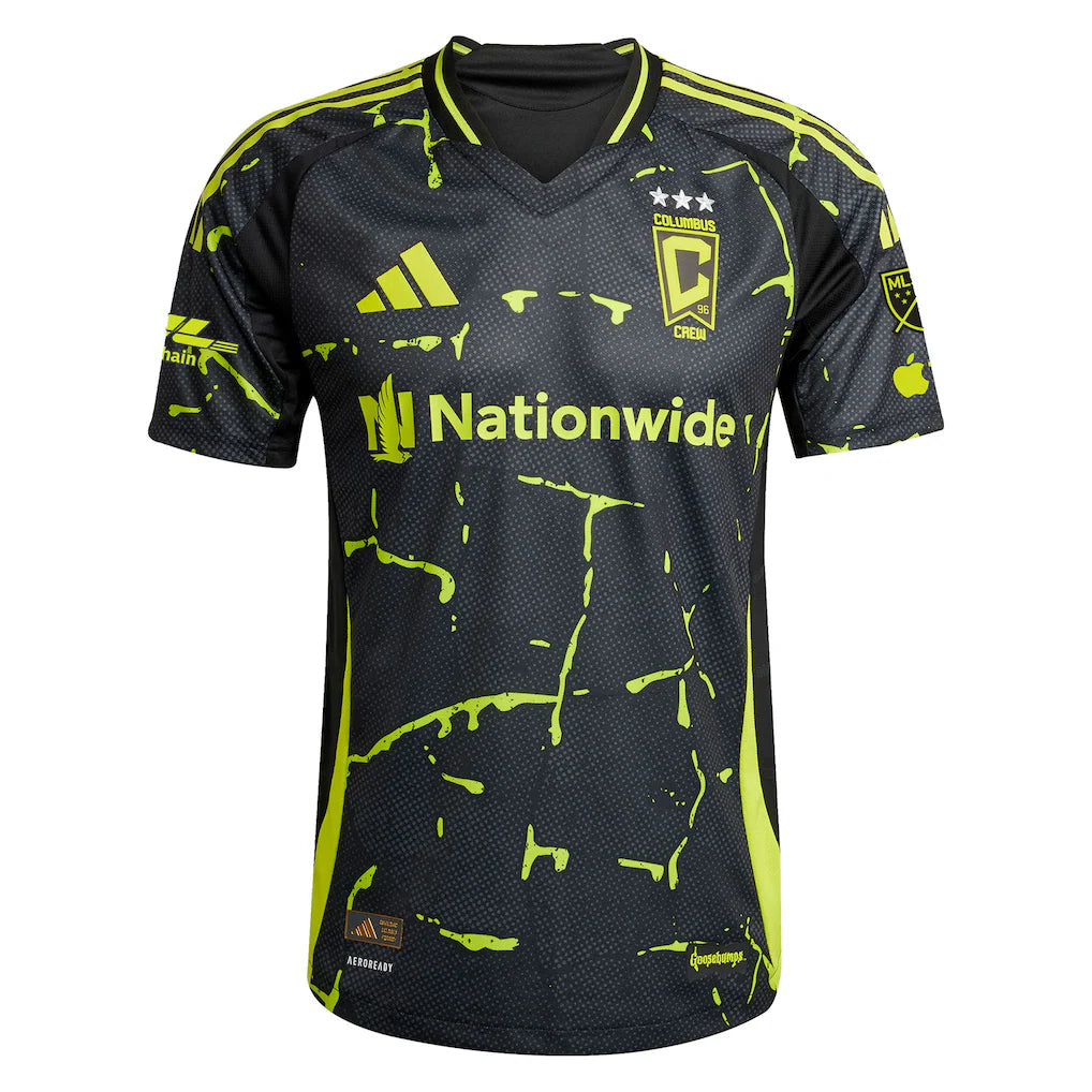 Steven Moreira Columbus Crew adidas 2025 The Goosebumps Kit On-Field Authentic Jersey – Black