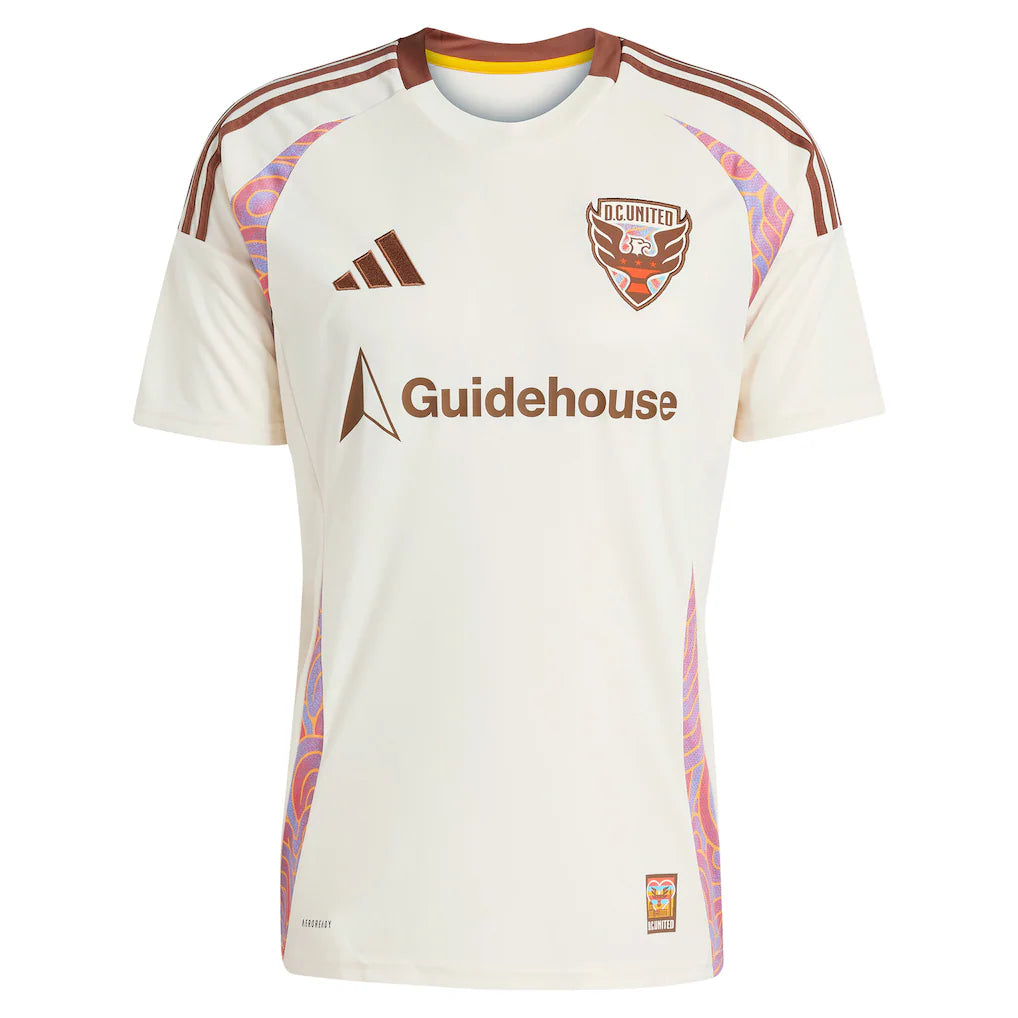 Aaron Herrera D.C. United adidas 2025 The Soul Kit Replica Player Jersey - Natural