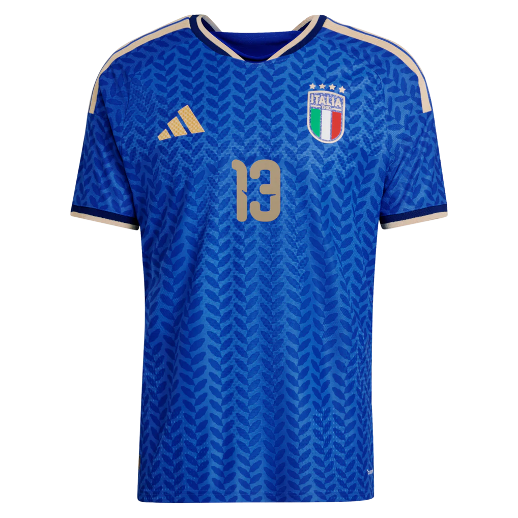 Riccardo Calafiori Italy National Team adidas 2026 Home Authentic Jersey - Blue