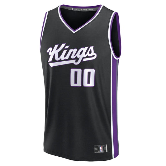 Sacramento Kings Fanatics Fast Break Custom Jersey - Icon Edition - Black