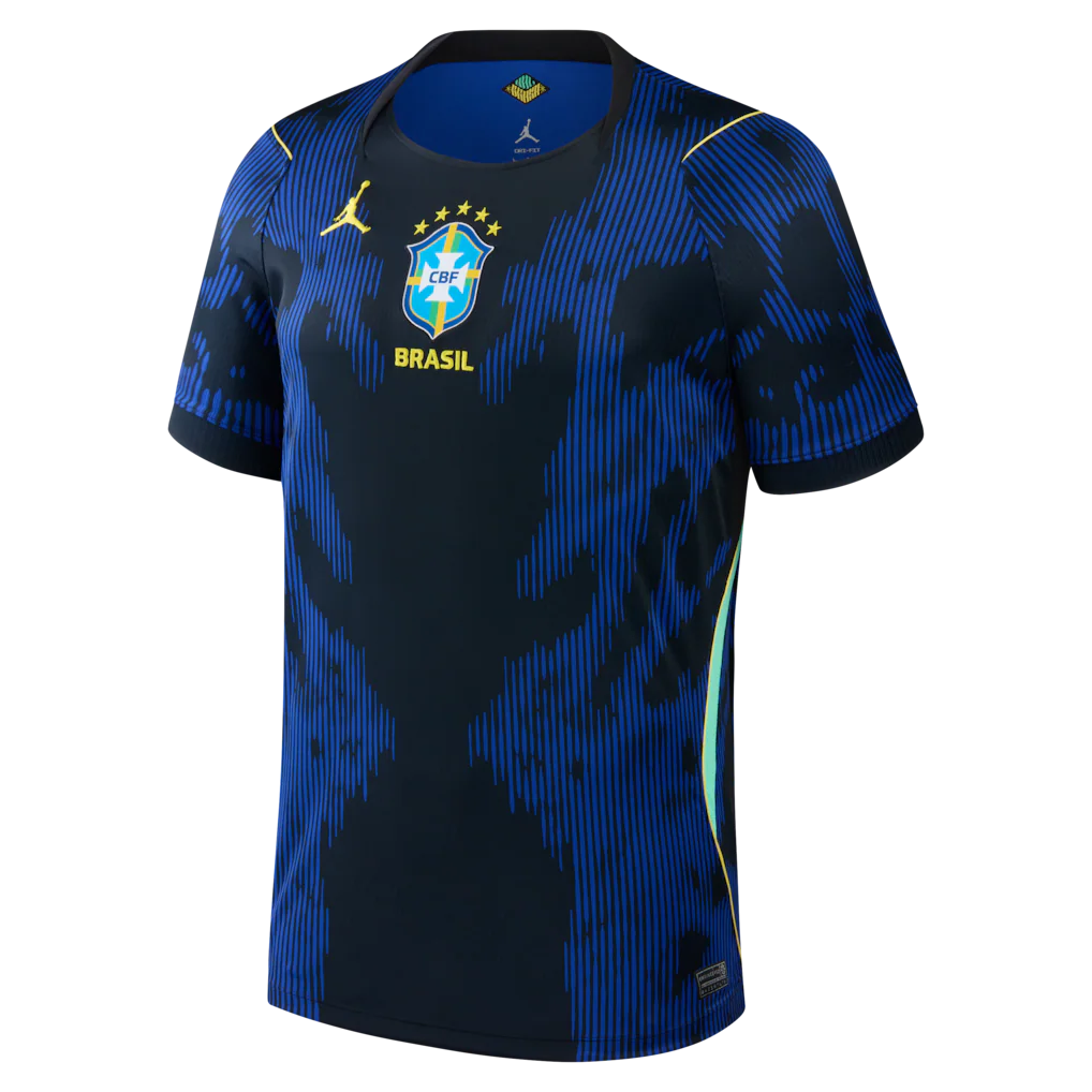Brazil National Team Jordan Brand 2026 Away Stadium Replica Jersey - Blue