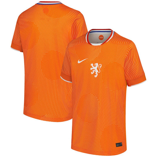 Netherlands Women's National Team Nike Youth 2025/26 Home Replica Jersey - Orange