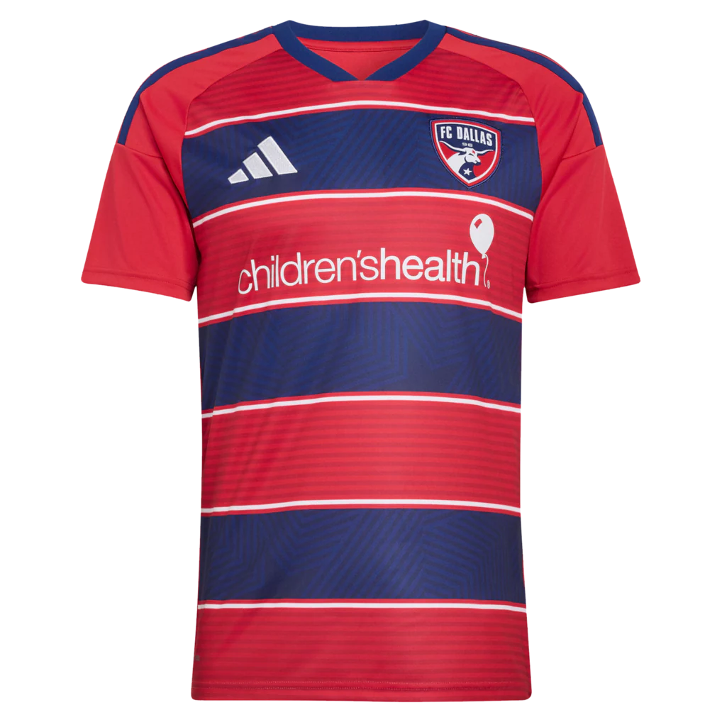 Logan Farrington FC Dallas adidas 2026 DNA Kit Replica Jersey – Red