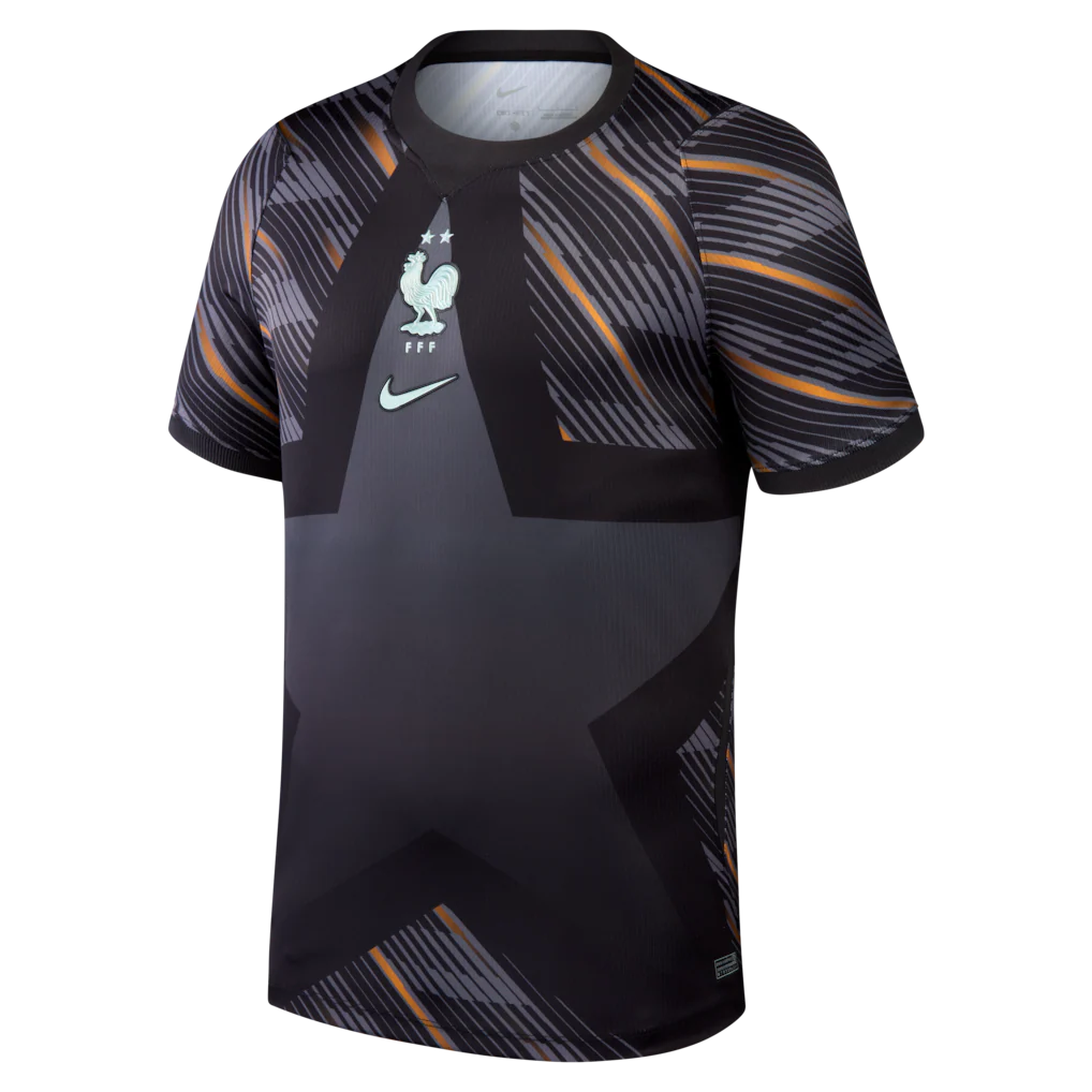France National Team Nike Men's 2026 Goalkeeper Stadium Replica Jersey - Gray