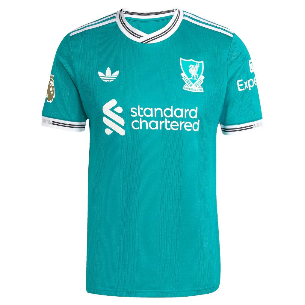 Liverpool adidas 2025/26 Third Authentic Jersey with Patch - Green
