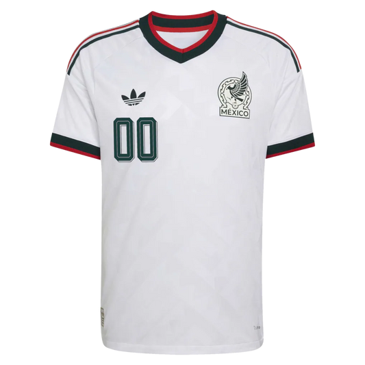 Mexico National Team adidas 2026 Away On-Field Authentic Custom Jersey - White