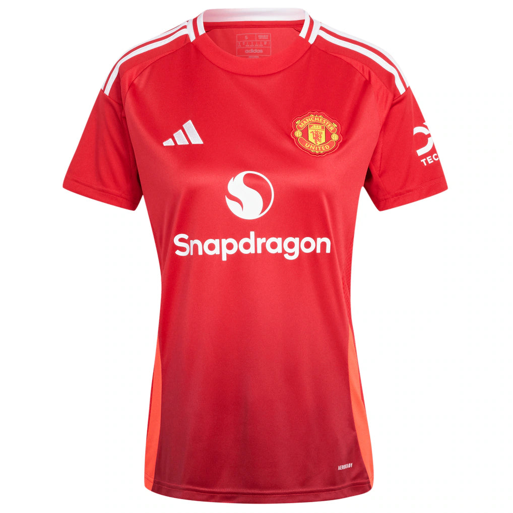 Marcus Rashford Manchester United adidas Women's 2024/25 Home Replica Player Jersey - Red