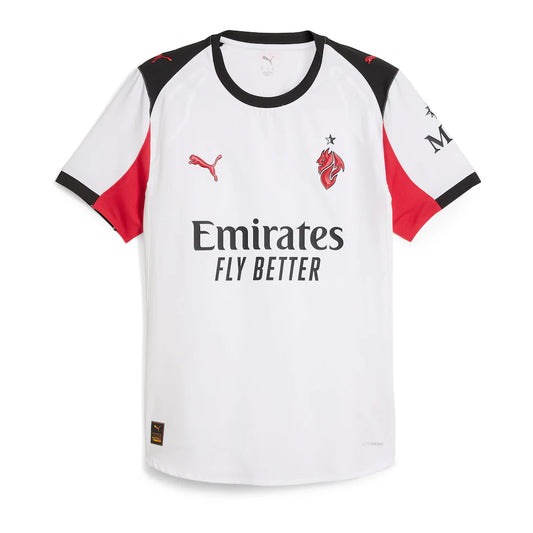 AC Milan Puma 2025/26 Away Authentic Jersey - White