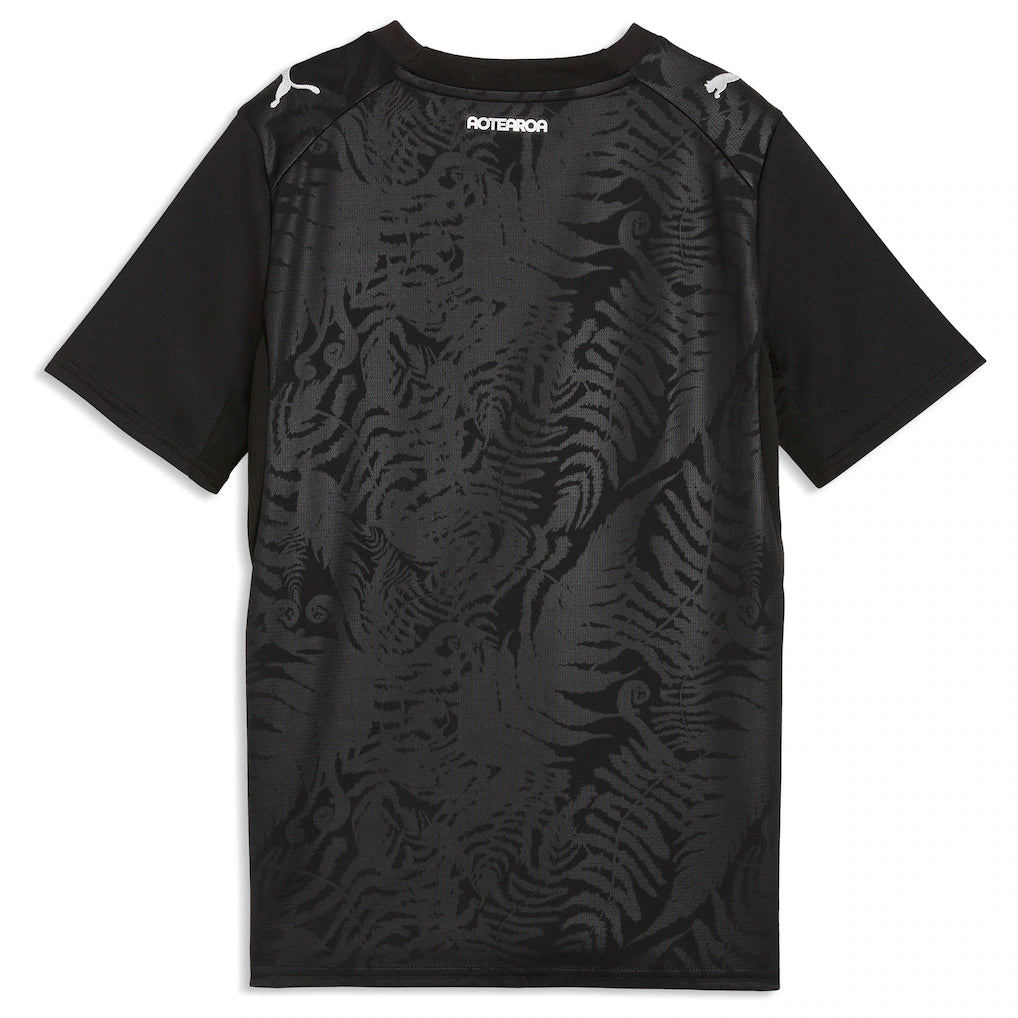New Zealand National Team Puma Youth 2026 Home Replica Jersey - Black