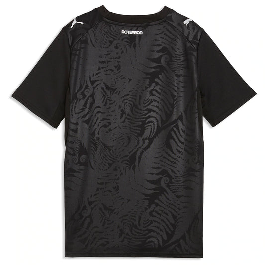 New Zealand National Team Puma Youth 2026 Home Replica Jersey - Black