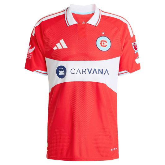 Jonathan Bamba Chicago Fire adidas 2026 Forever Red On-Field Authentic Patch Jersey - Red