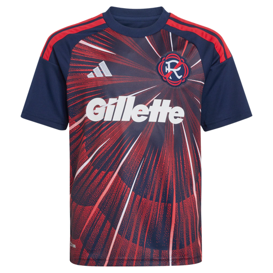 Peyton Miller New England Revolution adidas Youth 2026 Independence Day Replica Jersey - Blue