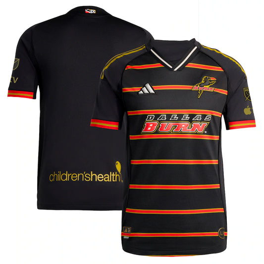 FC Dallas adidas 2025 Third Authentic Jersey - Black