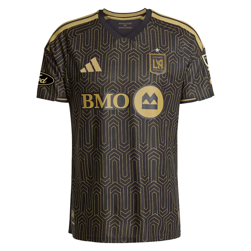 LAFC adidas 2026 Primary Kit On-Field Authentic Patch Custom Jersey - Black