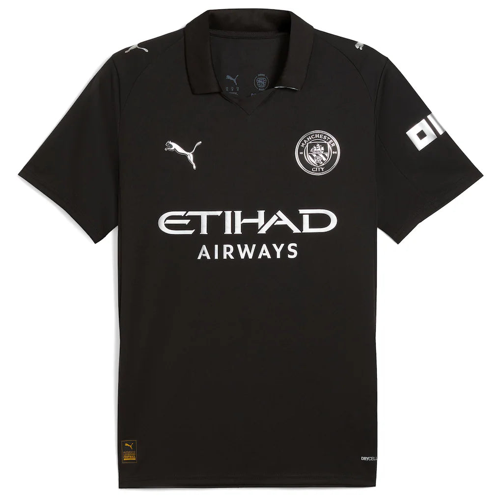 Phil Foden Manchester City Puma 2025/26 Away Replica Player Jersey - Black