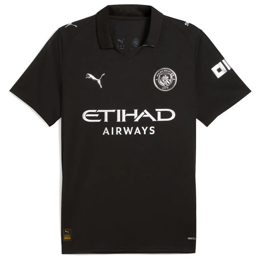 Phil Foden Manchester City Puma 2025/26 Away Replica Player Jersey - Black