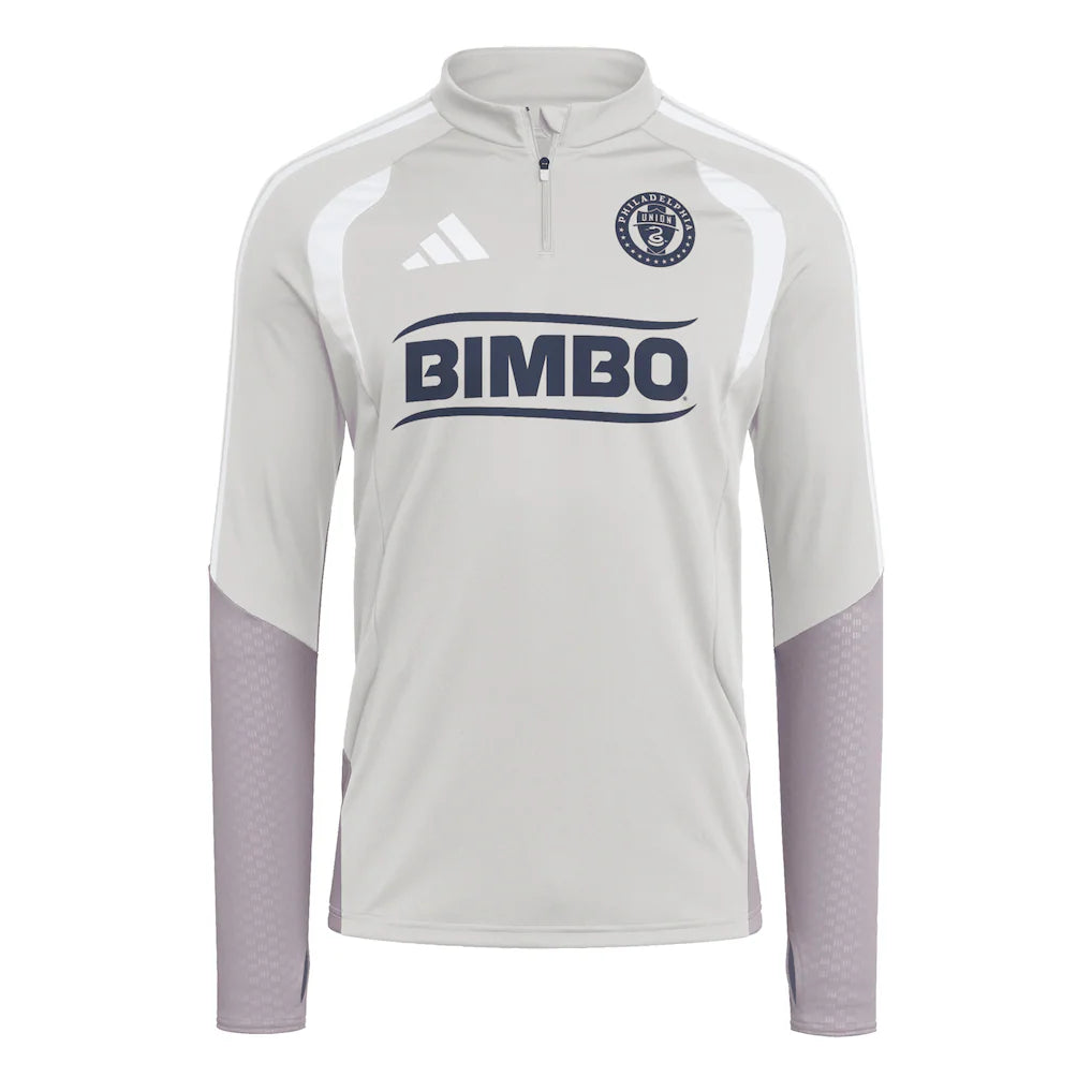 Philadelphia Union adidas 2026 Tiro Competition Quarter-Zip Training Top - Silver
