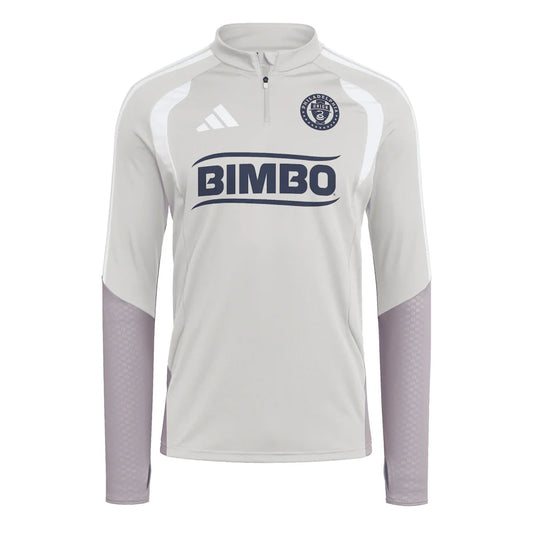 Philadelphia Union adidas 2026 Tiro Competition Quarter-Zip Training Top - Silver