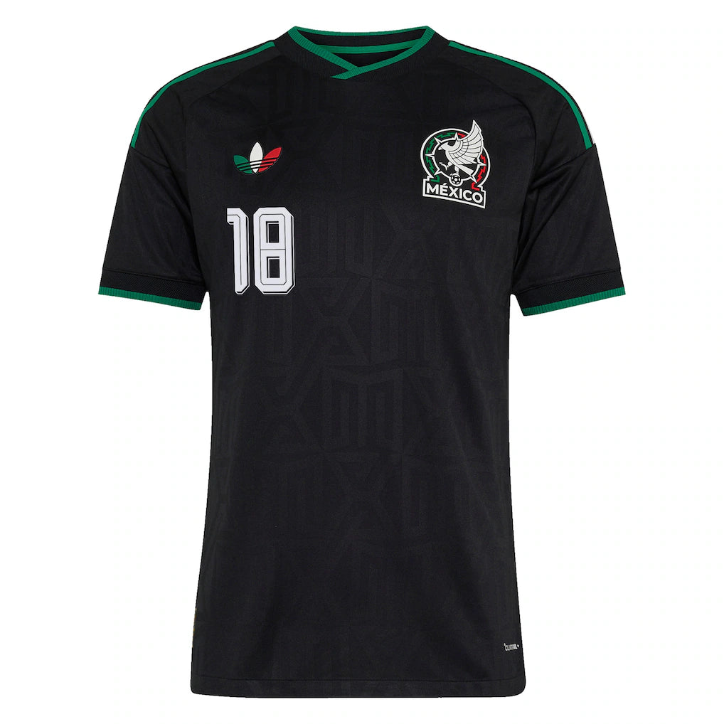 Obed Vargas Mexico National Team adidas 2026 Third On-Field Authentic Jersey - Black