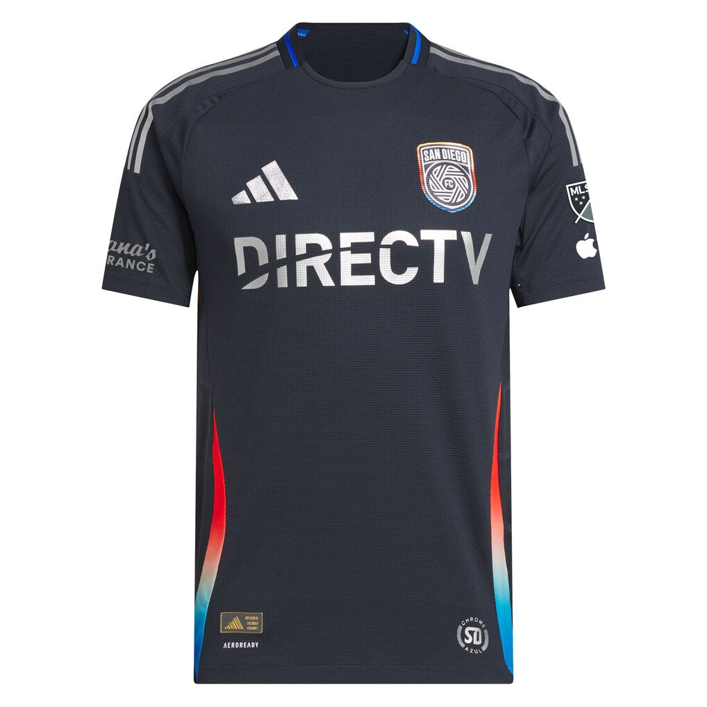 San Diego FC adidas 2025 State of Flow On-Field Authentic Custom Jersey - Navy