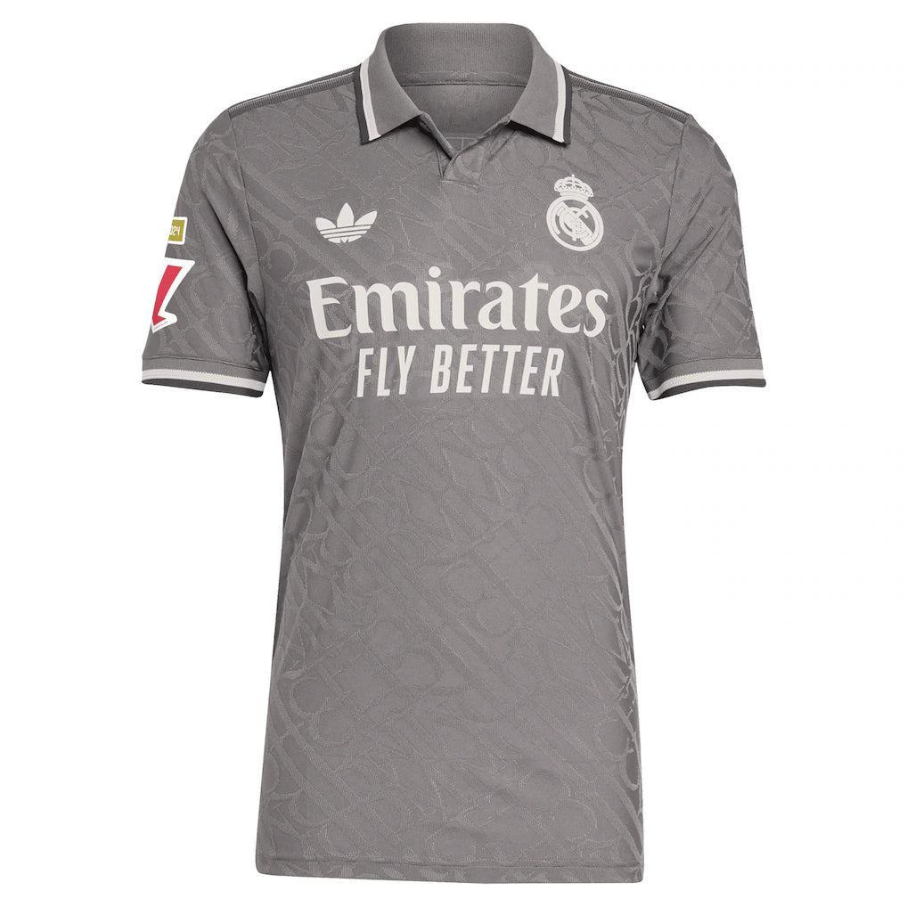 Jude Bellingham Real Madrid adidas Originals 2024/25 Third Authentic Player Jersey - Charcoal