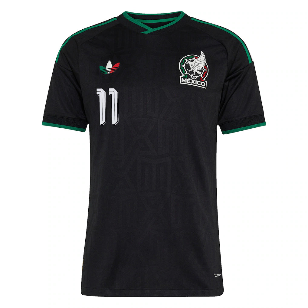 Santiago Gimenez Mexico National Team adidas 2026 Third On-Field Authentic Jersey - Black