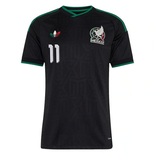 Santiago Gimenez Mexico National Team adidas 2026 Third On-Field Authentic Jersey - Black