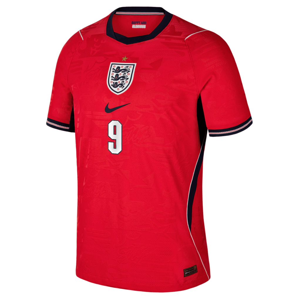 Harry Kane England National Team Nike 2026 Away Match Authentic Jersey - Red