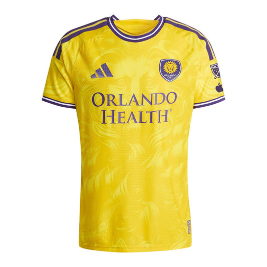 Robin Jansson Orlando City SC adidas 2026 Sunken Treasure Kit On-Field Authentic Patch Jersey - Yellow