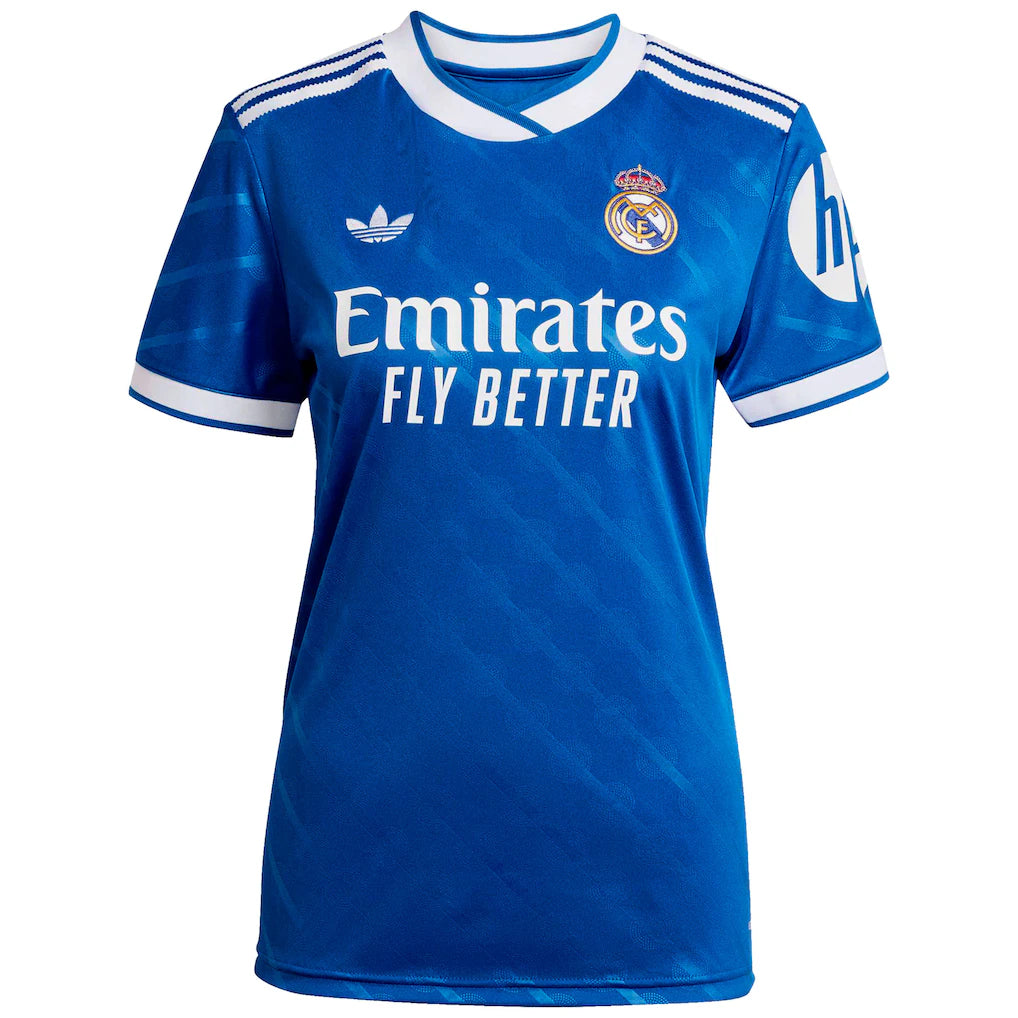 Vinicius Junior Real Madrid adidas Women's 2025/26 Third Replica Player Jersey - Blue