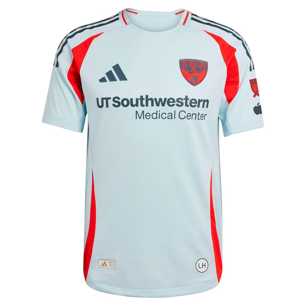 Osaze Urhoghide FC Dallas adidas 2025 The Inferno Kit On-Field Authentic Jersey - Light Blue