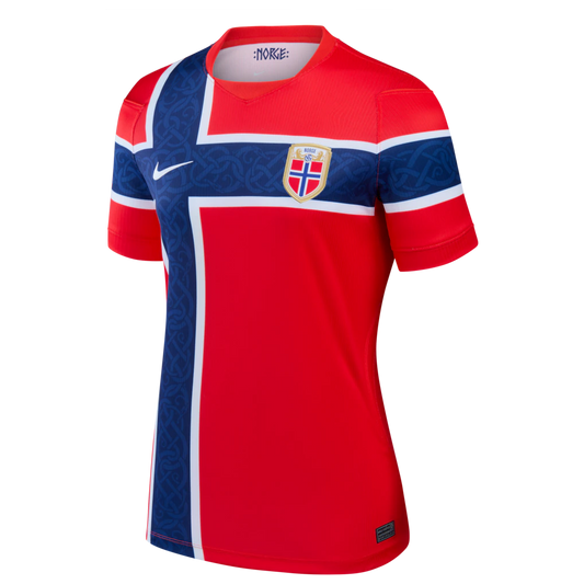 Norway National Team Nike Women's 2026 Home Stadium Replica Jersey - Red