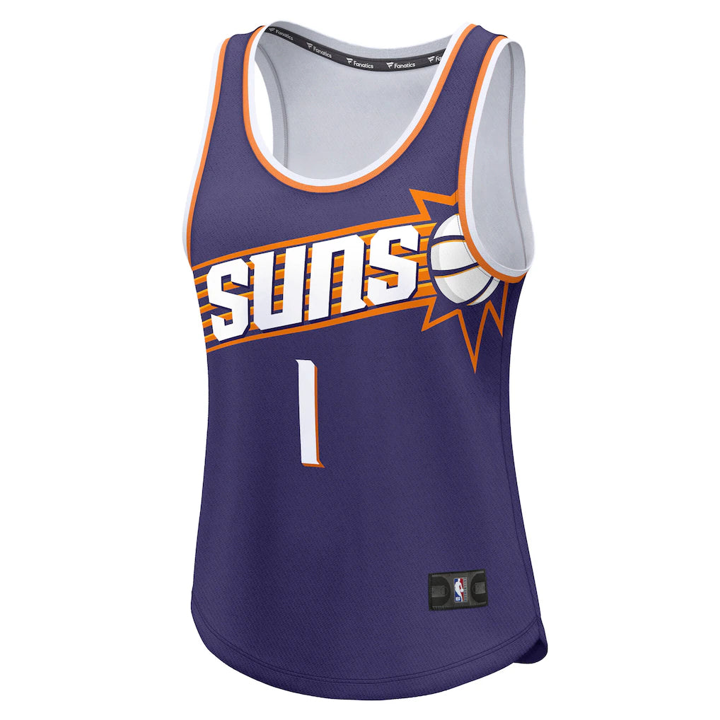 Devin Booker Phoenix Suns Fanatics Women's Fast Break Player Jersey - Icon Edition - Purple