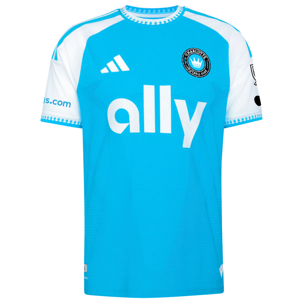 Ashley Westwood Charlotte FC adidas 2026 Carolina Kit: Crowns Up On-Field Authentic Patch Jersey - Blue