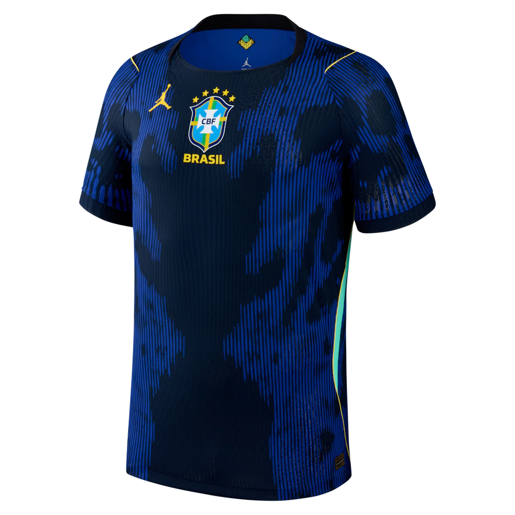 Brazil National Team Jordan Brand 2026 Away Match Authentic Jersey - Blue