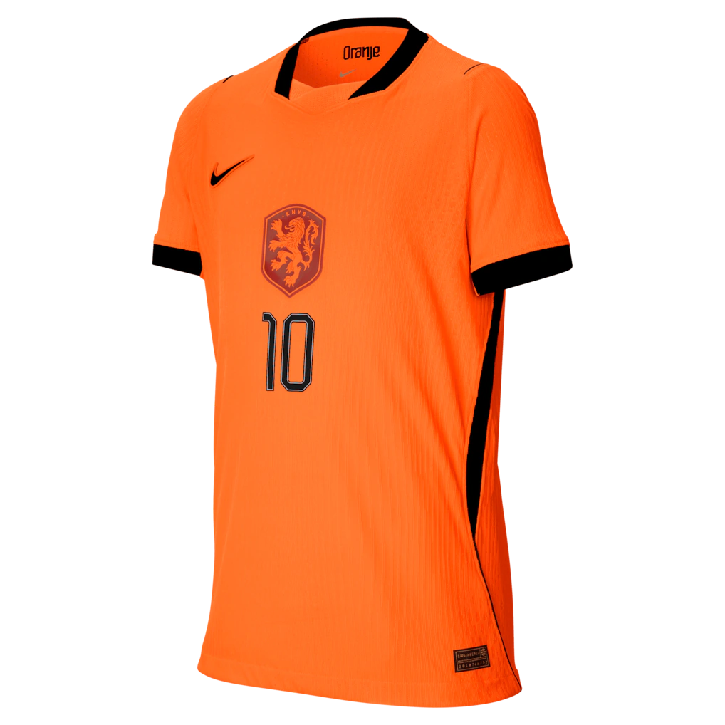 Memphis Depay Netherlands National Team Nike Youth 2026 Home Match Authentic Jersey - Orange