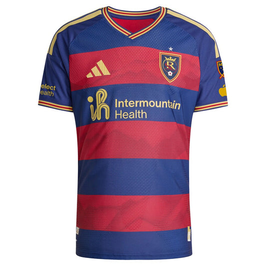 Justen Glad Real Salt Lake adidas 2026 The Switchback On-Field Authentic Patch Jersey - Red