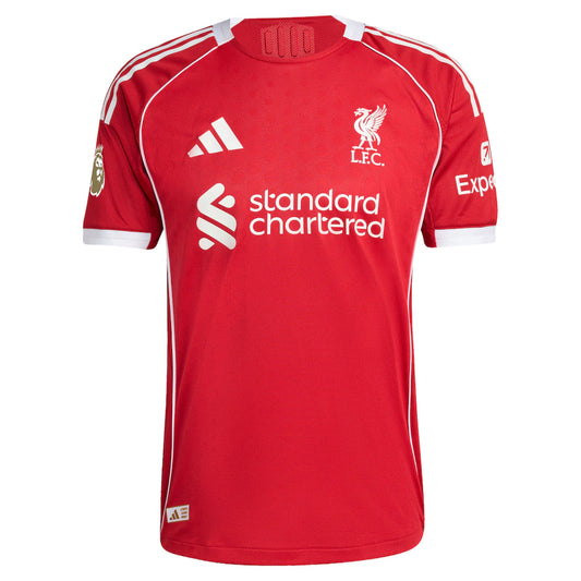 Liverpool adidas  2025/26 Home Authentic Jersey - Red