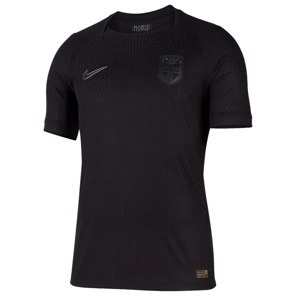 Norway National Team Nike 2026 Away Match Authentic Jersey - Black