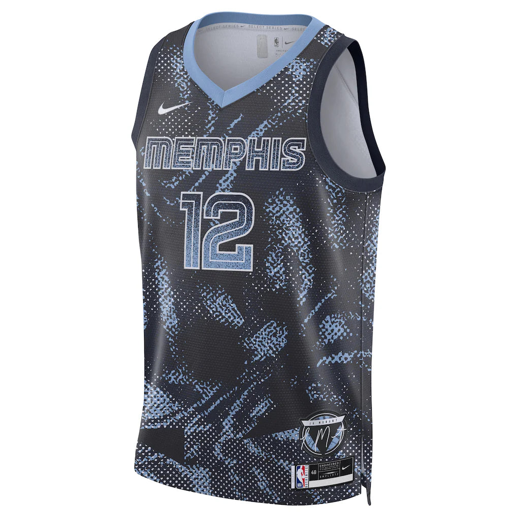 Ja Morant Memphis Grizzlies Nike Unisex 2025 Select Series Swingman Player Jersey - Navy