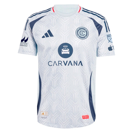 Hugo Cuypers Chicago Fire adidas 2025 The Municipal Kit Authentic Player Jersey - Light Blue